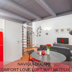 Navigli-duomolove Loft, Comfort ,netflix, Wifi Appartamento